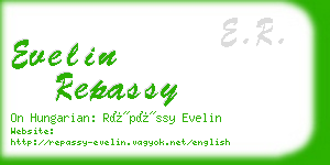 evelin repassy business card